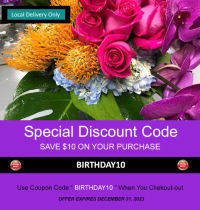 Just flowers special offer code clearance