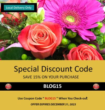 Special Discount Coupon Code, Save 15% On Your Purchase