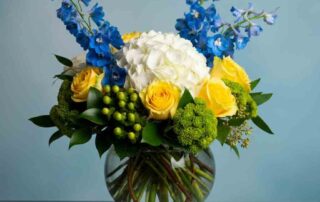 Love and Romance Flower Arrangement w/Hydrangea and Roses,