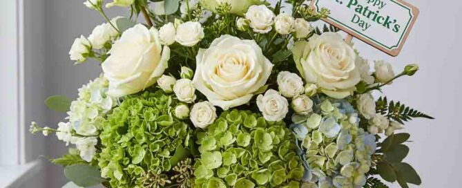 St Patrick's Day Flowers